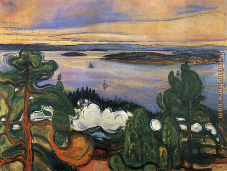Edvard Munch Train Smoke
